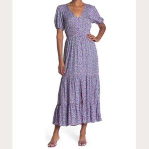 Nordstromrack know.one.cares purple floral maxi